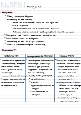 Klafki Bildungstheorie einfach erklärt - Zusammenfassung und Beispiele