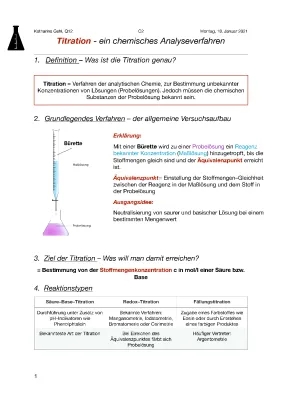 Titration einfach erklärt: Äquivalenzpunkt, Säure-Base-Titration und mehr