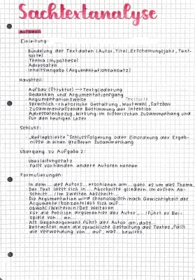 Sachtextanalyse schreiben: Aufbau, Beispieltext und Formulierungshilfen 🤓🇩🇪