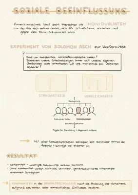 Normativer und Informativer Sozialer Einfluss: Beispiele, Definitionen und das Asch-Experiment