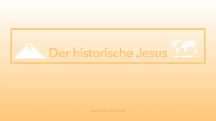 Der historische Jesus: Steckbrief und Lebenslauf einfach erklärt