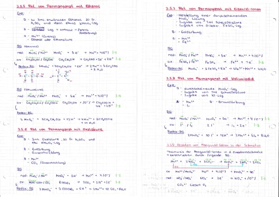 Spaß mit Chemie: Coole Reaktionen mit Kaliumpermanganat und Freunden!