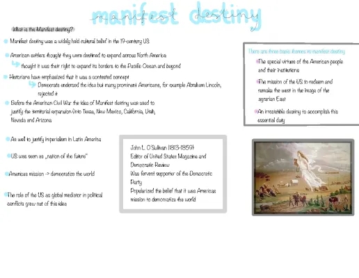 Manifest Destiny: Simple English and German Guide for Kids