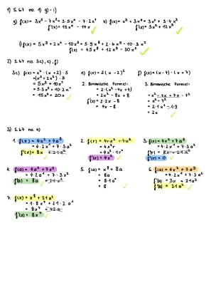 Ableitungen Aufgaben und Lösungen für Klasse 10 und 11 - Lambacher Schweizer PDF