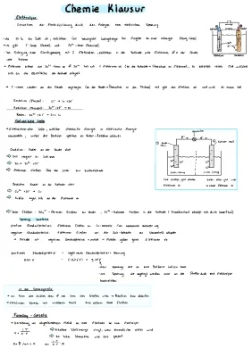 Galvanische Zelle Aufbau, Anode Kathode, Faradaysche Gesetze und Elektrochemie Aufgaben