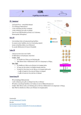 Fotowiderstand (LDR) Erklärung, Aufbau und Schaltung für Kinder