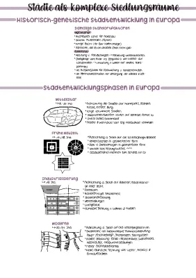 Städte und Stadtentwicklung im Mittelalter: Merkmale & Beispiele