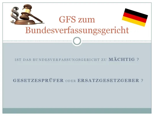 Bundesverfassungsgericht: Definition, Geschichte und Kritik - Einfach erklärt