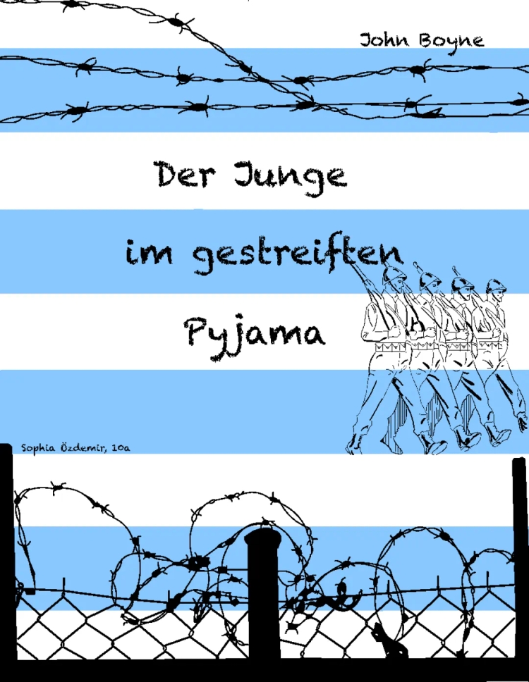 Der Junge im gestreiften Pyjama Lesetagebuch Deckblatt & Arbeitsblätter PDF