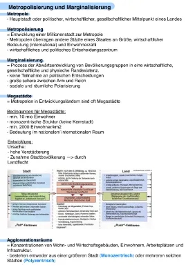 Mega-Cities und Marginalisierung: Einfache Erklärungen und Beispiele