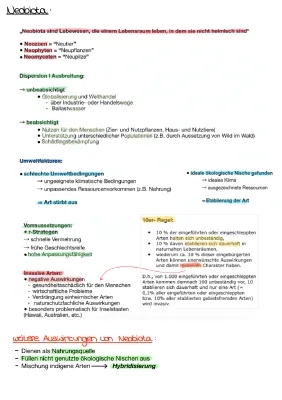 Was sind Neobiota? Beispiele und Auswirkungen auf das Ökosystem