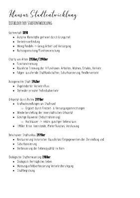 Leitbilder der Stadtentwicklung: Beispiele und Modelle