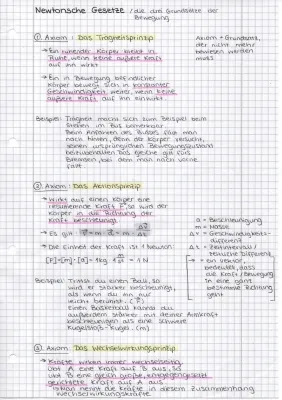 Die 3 Newtonschen Gesetze einfach erklärt: Beispiele und Formeln