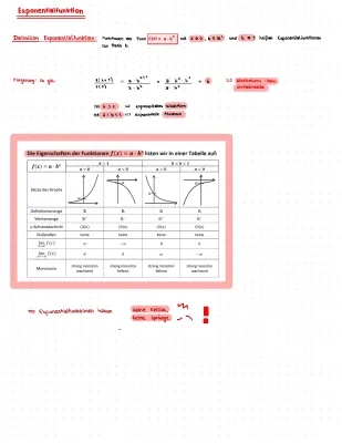 Exponentialfunktion: Erklärung, Aufstellen & Zeichnen | Beispiele & Übungen