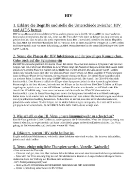 Unterschied zwischen HIV und AIDS einfach erklärt – Symptome und Heilung