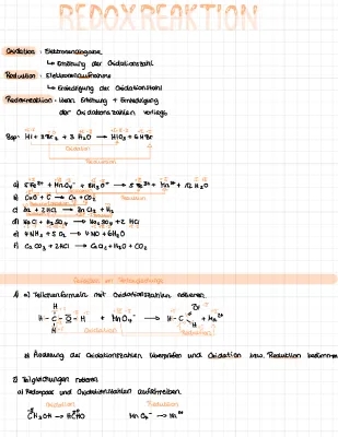 Redoxreaktion einfach erklärt mit Beispielen und Lösungen für Klasse 8 und 10