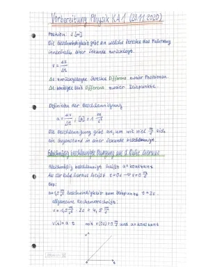 S-T und V-T Diagramm Physik: Beschleunigte & Gleichförmige Bewegung