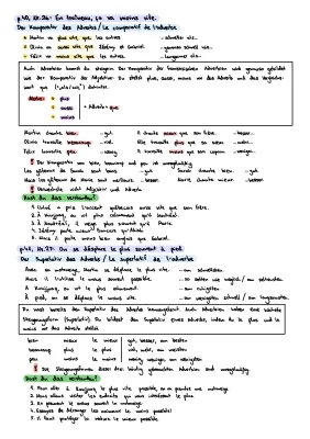 Le Comparatif et Superlatif de l'Adverbe: Exercices et Explications Pour Toi