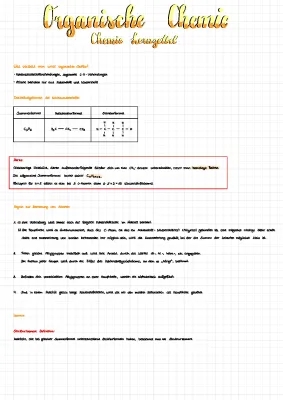 Organische Chemie (Homologe Reihe, Daratellungsformen, Bennenung, Isomere) 