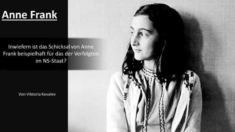 Anne Frank Präsentation 