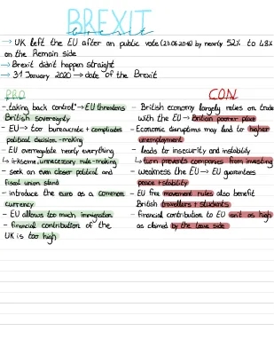 Brexit: Pros, Cons, and Reasons – Easy Guide with Tables