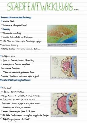 Historische Stadtentwicklung Deutschland & Stadtgeographie für Kinder