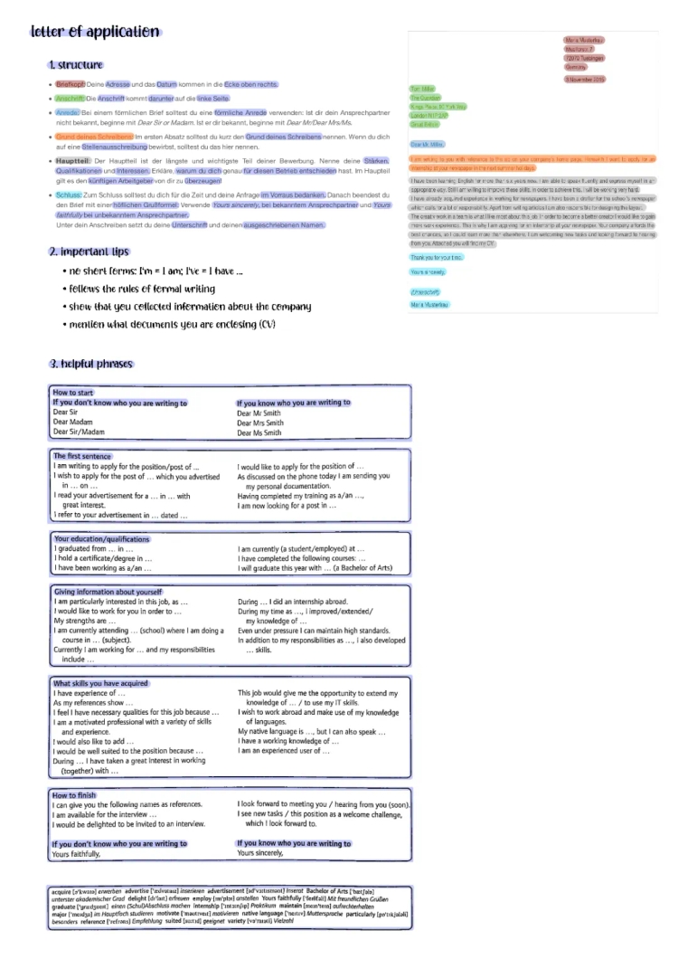 How to Write an English Application Letter: Easy Guide with Muster PDFs