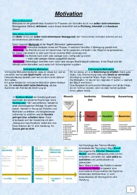 Motivation: Rubikon-Modell und Zürcher Ressourcen Modell einfach erklärt