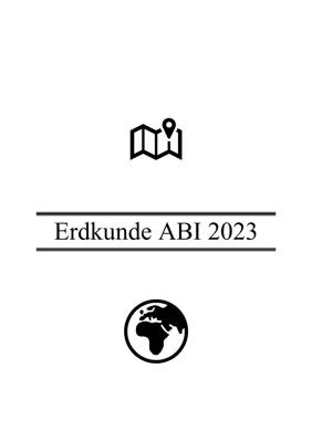 Geographie Abitur 2023: Zusammenfassung für Hamburg & Brandenburg