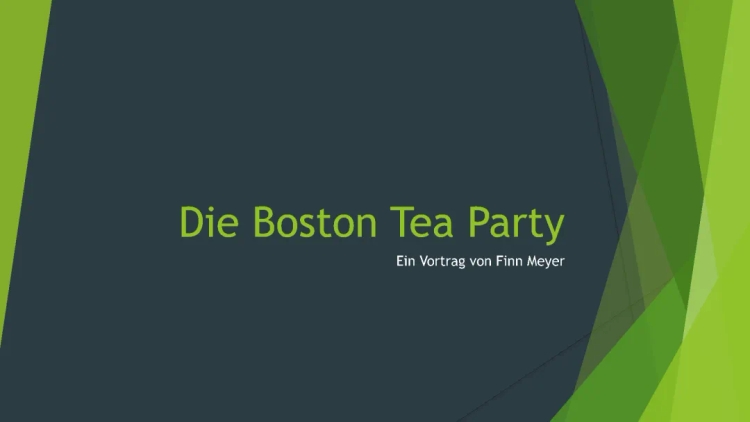 Boston Tea Party - Einfach Erklärt für Kinder