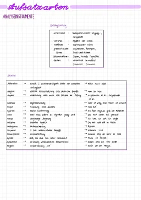 Deutsch Abitur: Beispiele und Aufbau für Interpretationen und Analysen