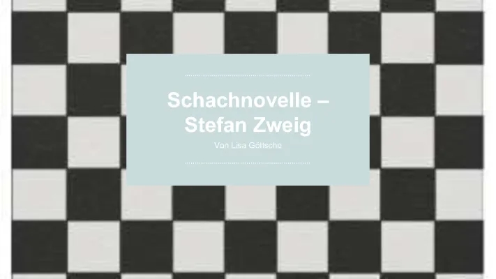 Schachnovelle 