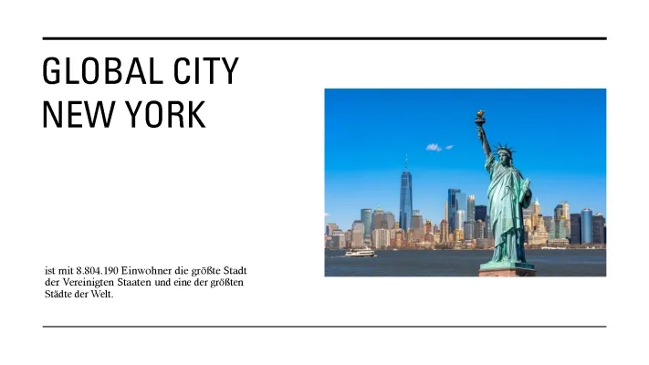 Global City New York - Steckbrief, Geschichte, Merkmale und Sehenswürdigkeiten