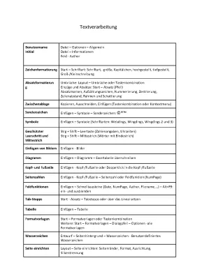 Word Übungen und Textverarbeitung Tricks