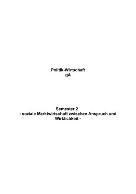 Die soziale Marktwirtschaft: Prinzipien, Merkmale und Ludwig Erhard