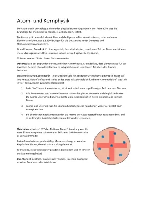 Atom- und Kernphysik einfach erklärt: Bohrsches Atommodell, Elementarteilchen & mehr