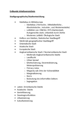 Stadtentwicklung & Industrialisierung: Absolutismus bis Heute