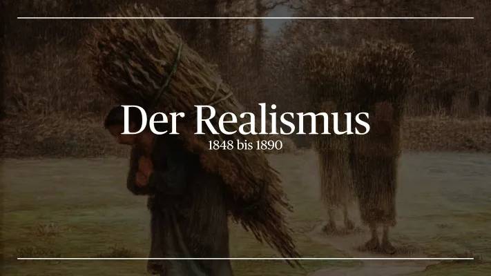 Realismus Epoche und Literatur: Einfache Erklärung und Merkmale