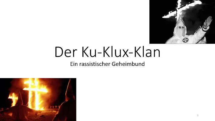 Alles über den Ku-Klux-Klan: Filme, Dokus und Verbotene Kostüme