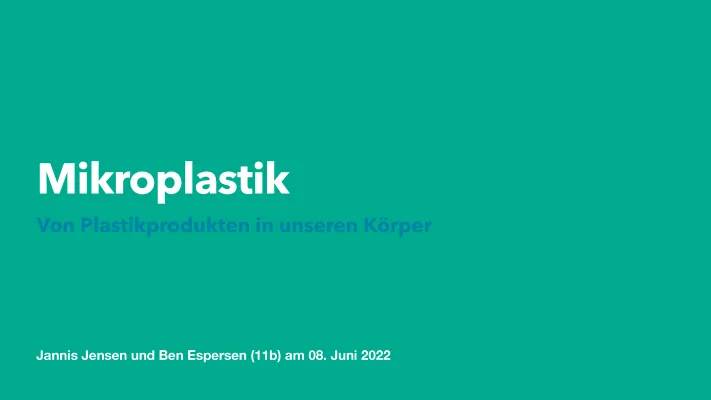 Mikroplastik