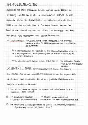 Schuldenbremse und Schwarze Null einfach erklärt - Einführung, Ausnahmen und 2009 Abstimmungen