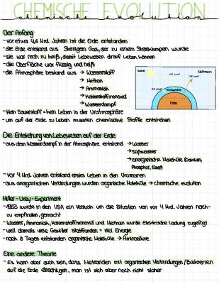 Chemische Evolution und Miller-Urey-Experiment für Kinder erklärt