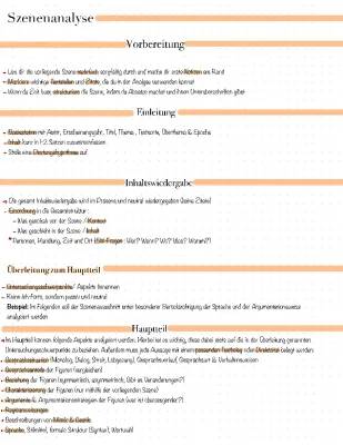 Szenenanalyse Die Physiker: Beispiele & Klausur PDF