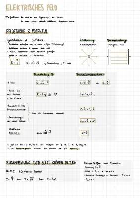 Physik Abitur Zusammenfassung PDF: Elektrische Felder, Magnetfelder und mehr!