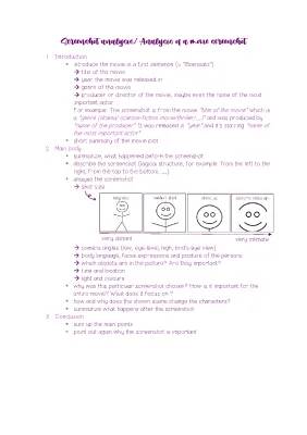 Film Analysis Example, Film Analysis Tips, Film Still Analysis PDF