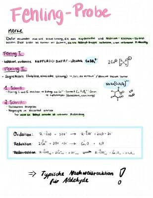 Fehling-Probe: Einfach erklärt und durchgeführt - Glucose, Aldehyde, Reaktionsgleichung