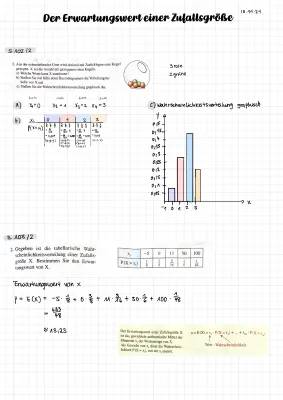 Erwartungswert und Standardabweichung: Formeln und Aufgaben | Wahrscheinlichkeitsrechnung & Baumdiagramm Übungen