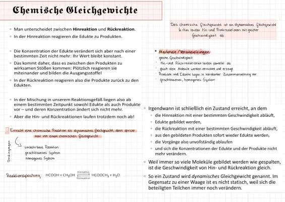 Chemisches Gleichgewicht und seine Beispiele und Merkmale im Alltag