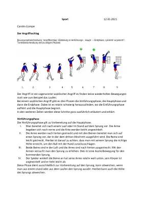 Coole Volleyball Techniken: Angriffsschlag und Stemmschritt für Rechtshänder