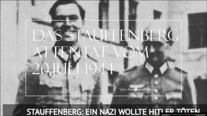 Claus von Stauffenberg und das Attentat am 20. Juli 1944: Operation Walküre gegen das NS-Regime